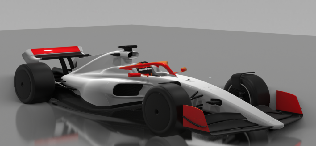 model CAD bolidu F1